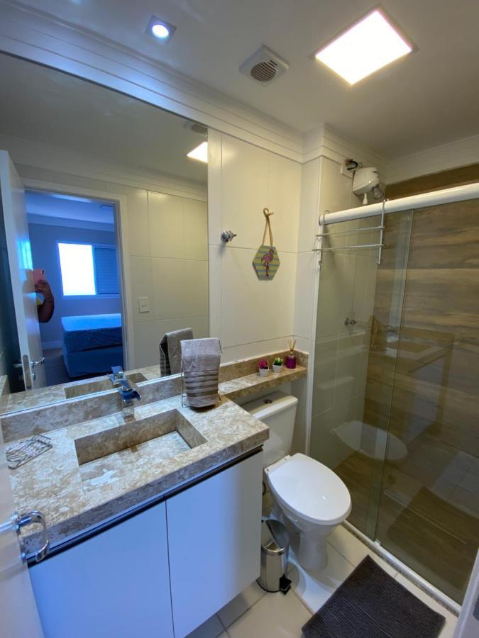 Apto 15º Andar - Varanda Vista Mar - Enseada Apartment Guaruja Ngoại thất bức ảnh