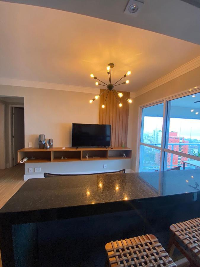 Apto 15º Andar - Varanda Vista Mar - Enseada Apartment Guaruja Ngoại thất bức ảnh