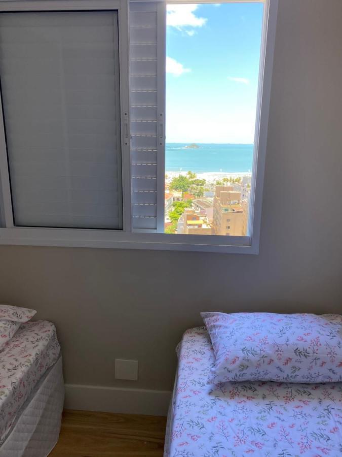 Apto 15º Andar - Varanda Vista Mar - Enseada Apartment Guaruja Ngoại thất bức ảnh