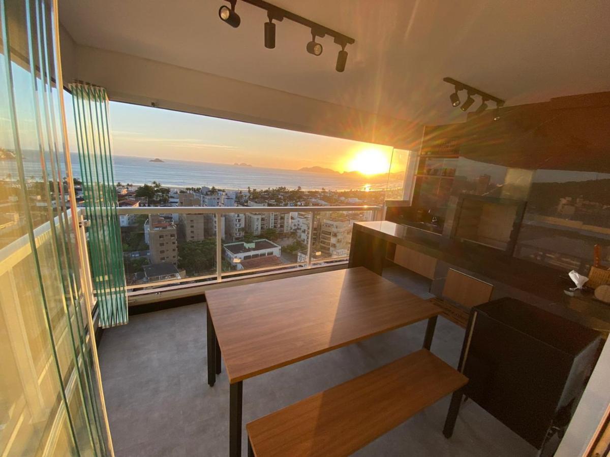 Apto 15º Andar - Varanda Vista Mar - Enseada Apartment Guaruja Ngoại thất bức ảnh